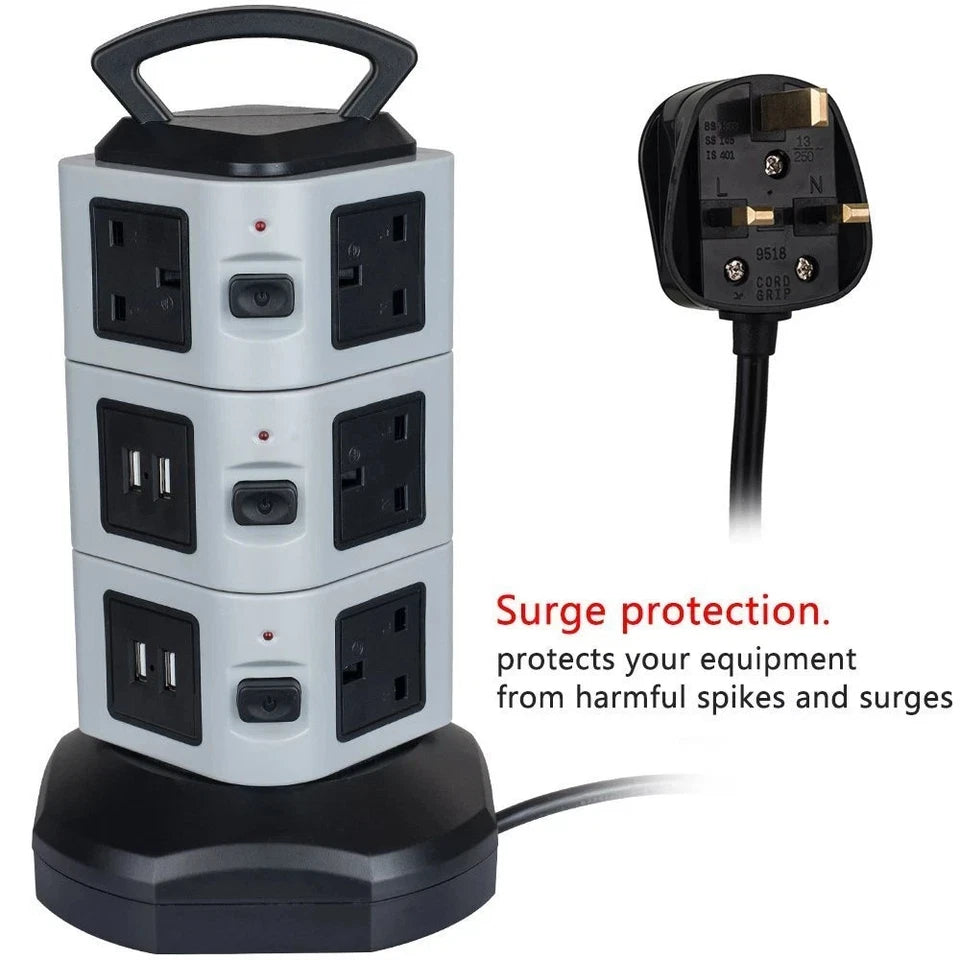 Vertical Tower Power Strip