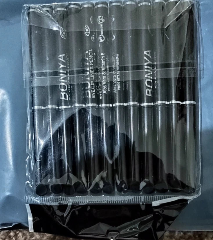 12x Black Liquid Eyeliner Pens